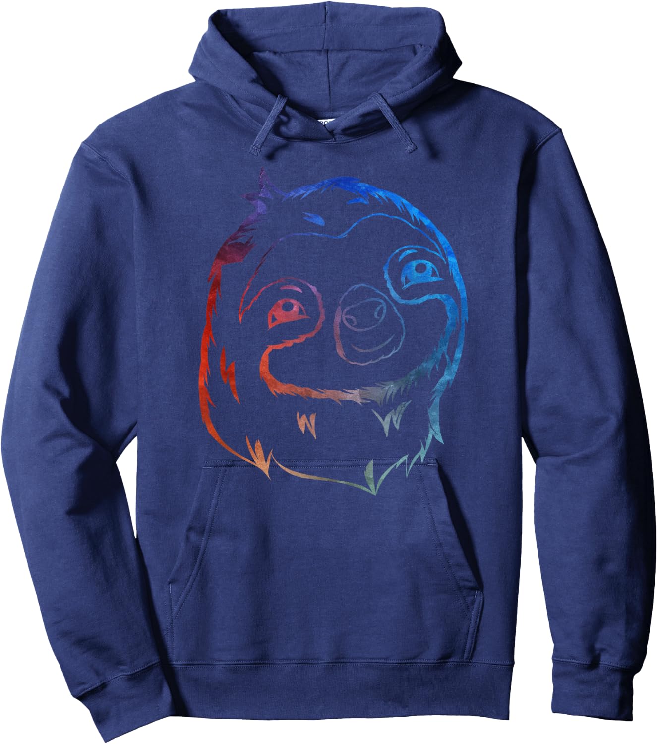 Sloth Art Funny Animal Arboreal Lover Outfit Men Women Kids Hoodie - Hoodie | Navy