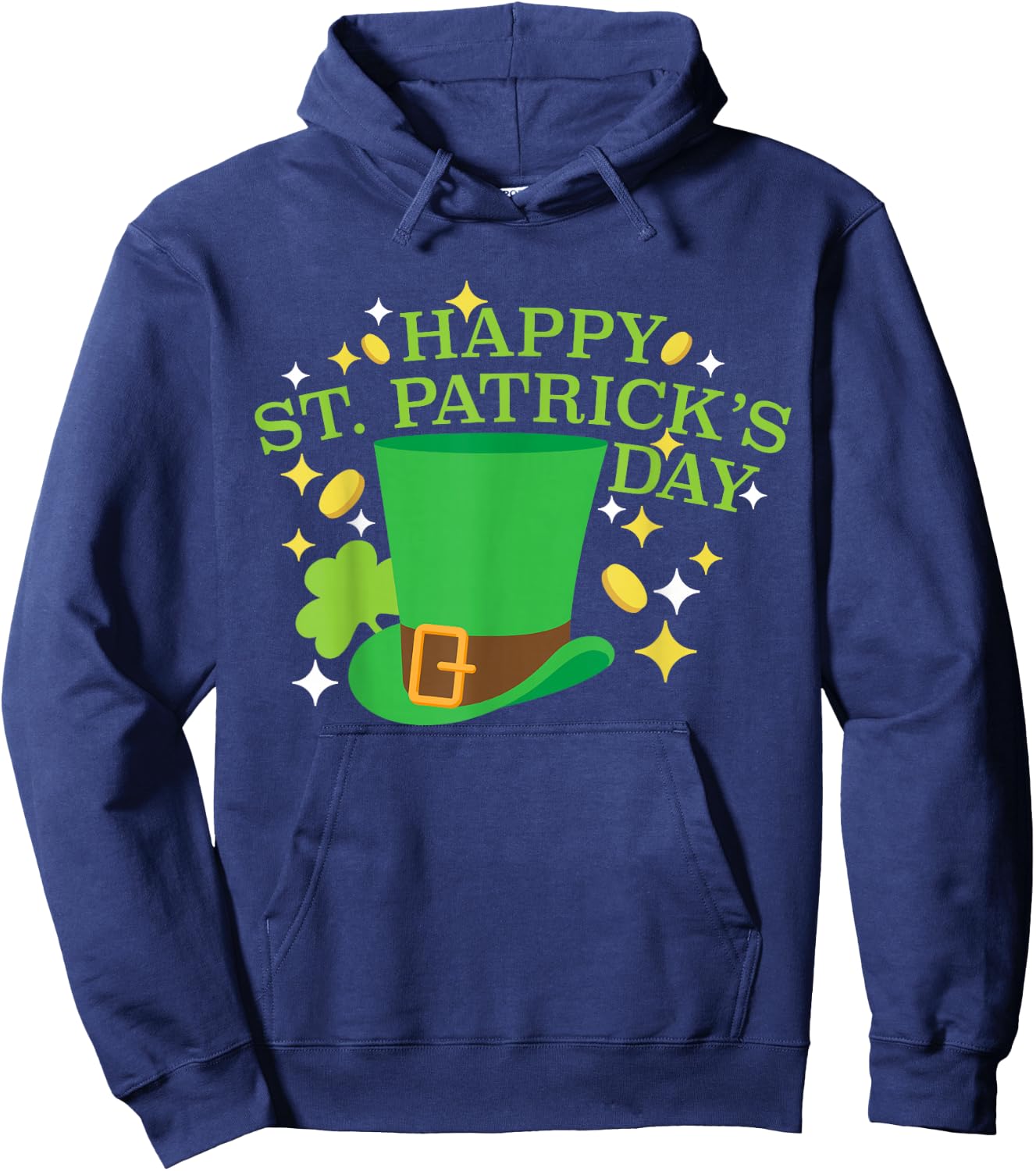Leprechaun's Choice Happy St. Patrick's Day Paddy's Gear Fun Hoodie - Hoodie | Navy
