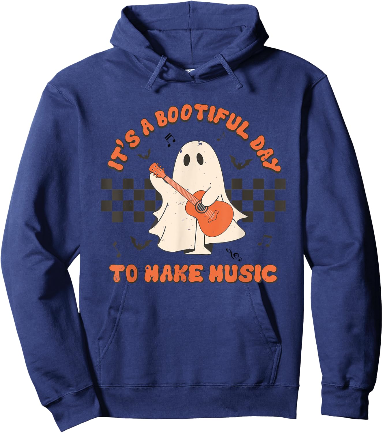 It's A Bootiful Day To Make Music Halloween Music Teacher Hoodie - Hoodie | Navy