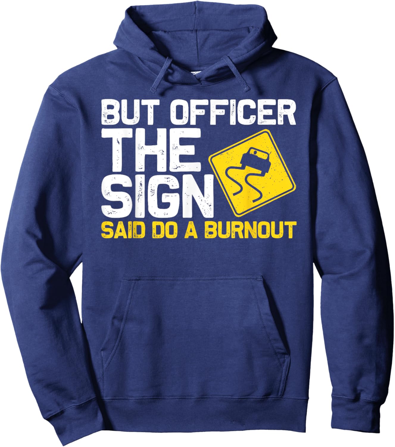Cool Car Racing Auto Owner Drift Drag Racing Burnout Hoodie - Hoodie | Navy