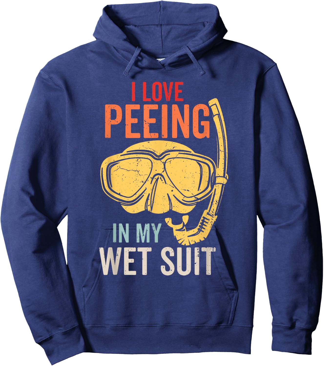 Vintage Scuba Dive Women Diver Funny Scuba Diving Hoodie - Hoodie | Navy