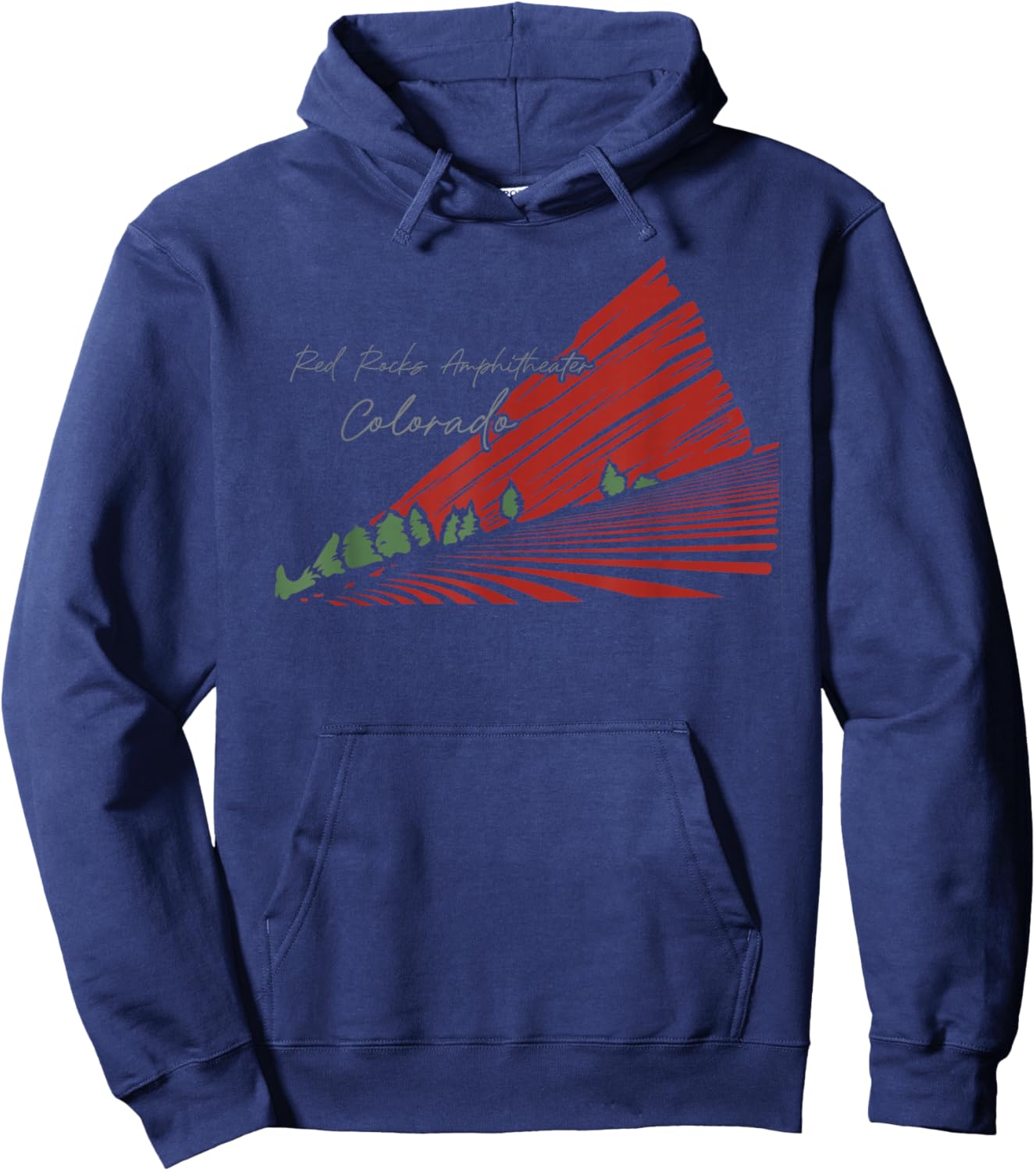 Red Rocks Amphitheater - Colorado Hoodie - Hoodie | Navy