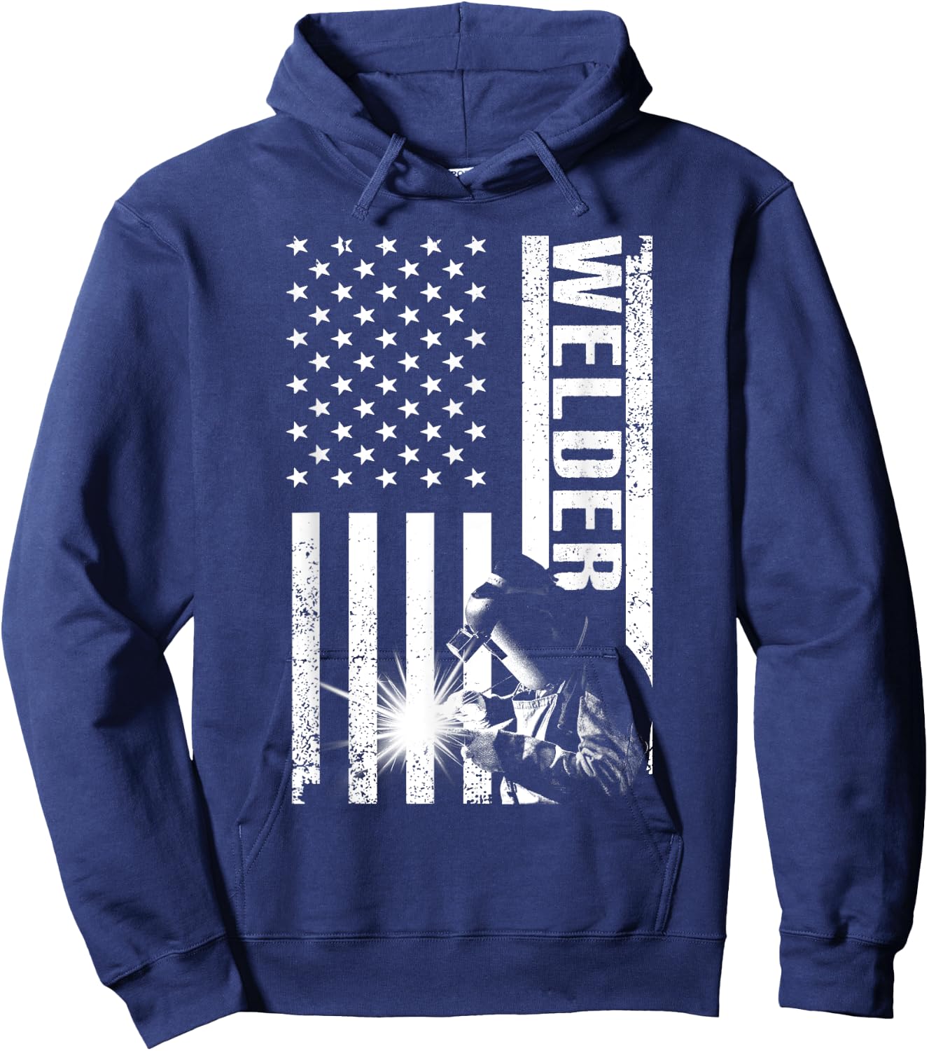 Cool Welder Design Women Welder Welding Metalwork Hoodie - Hoodie | Navy
