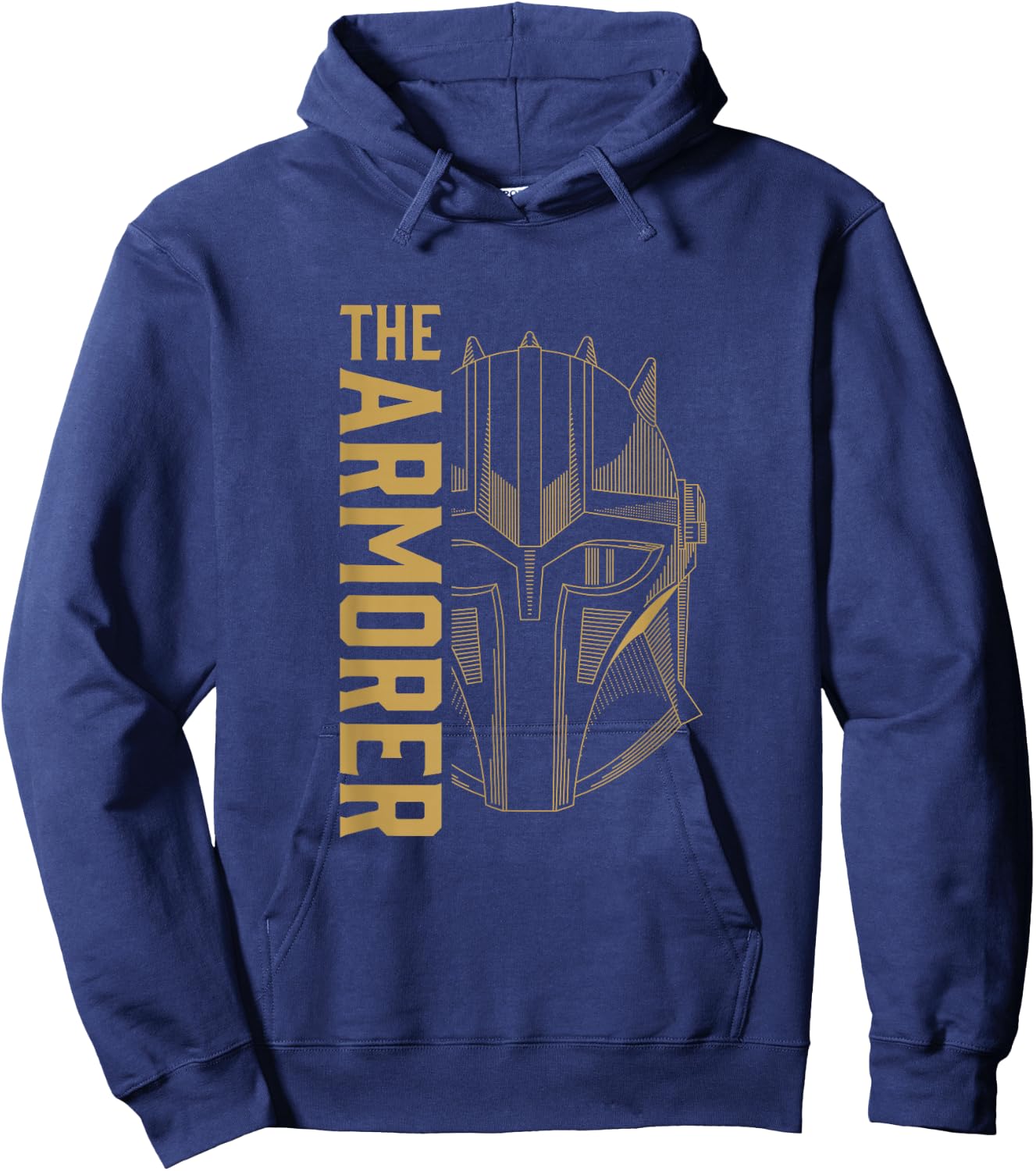 Star Wars: The Mandalorian The Armorer Title Icon Logo Hoodie - Hoodie | Navy