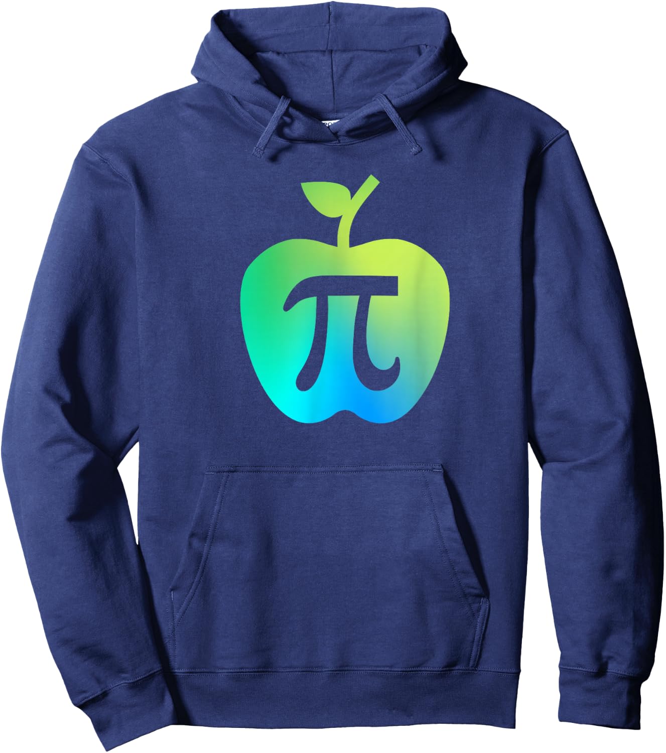 Happy Pi Day Cute Apple Pie 3.14 Funny Science Math Teacher Hoodie - Hoodie | Navy