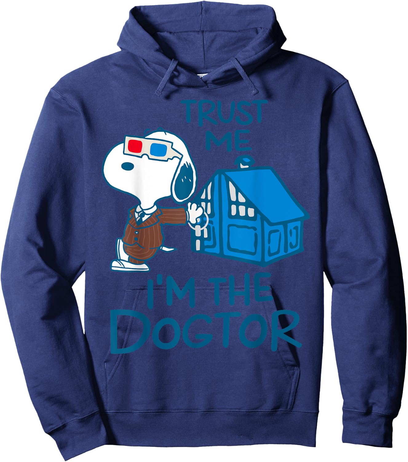 Trust Me I’m A Dogtor Dog Funny Women Hoodie - Hoodie | Navy
