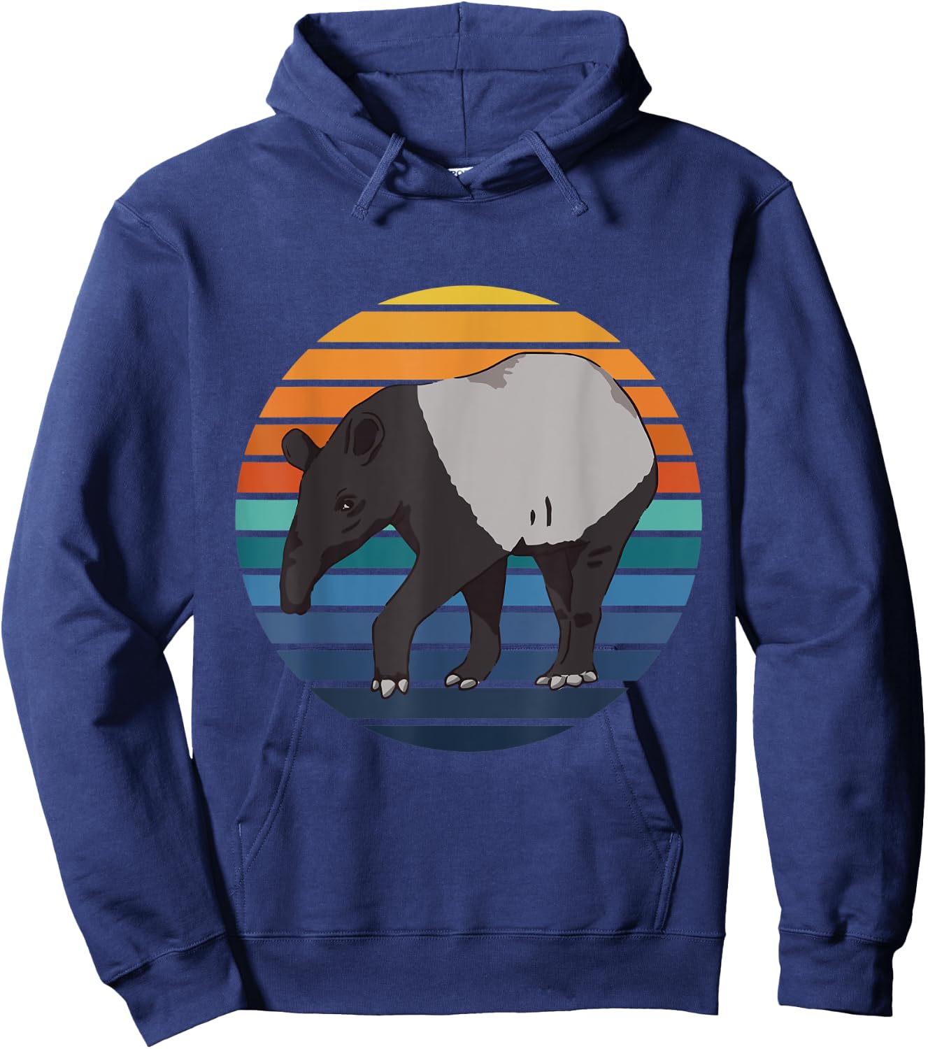 Malayan Tapir Animal Zoo Keeper Hoodie - Hoodie | Navy