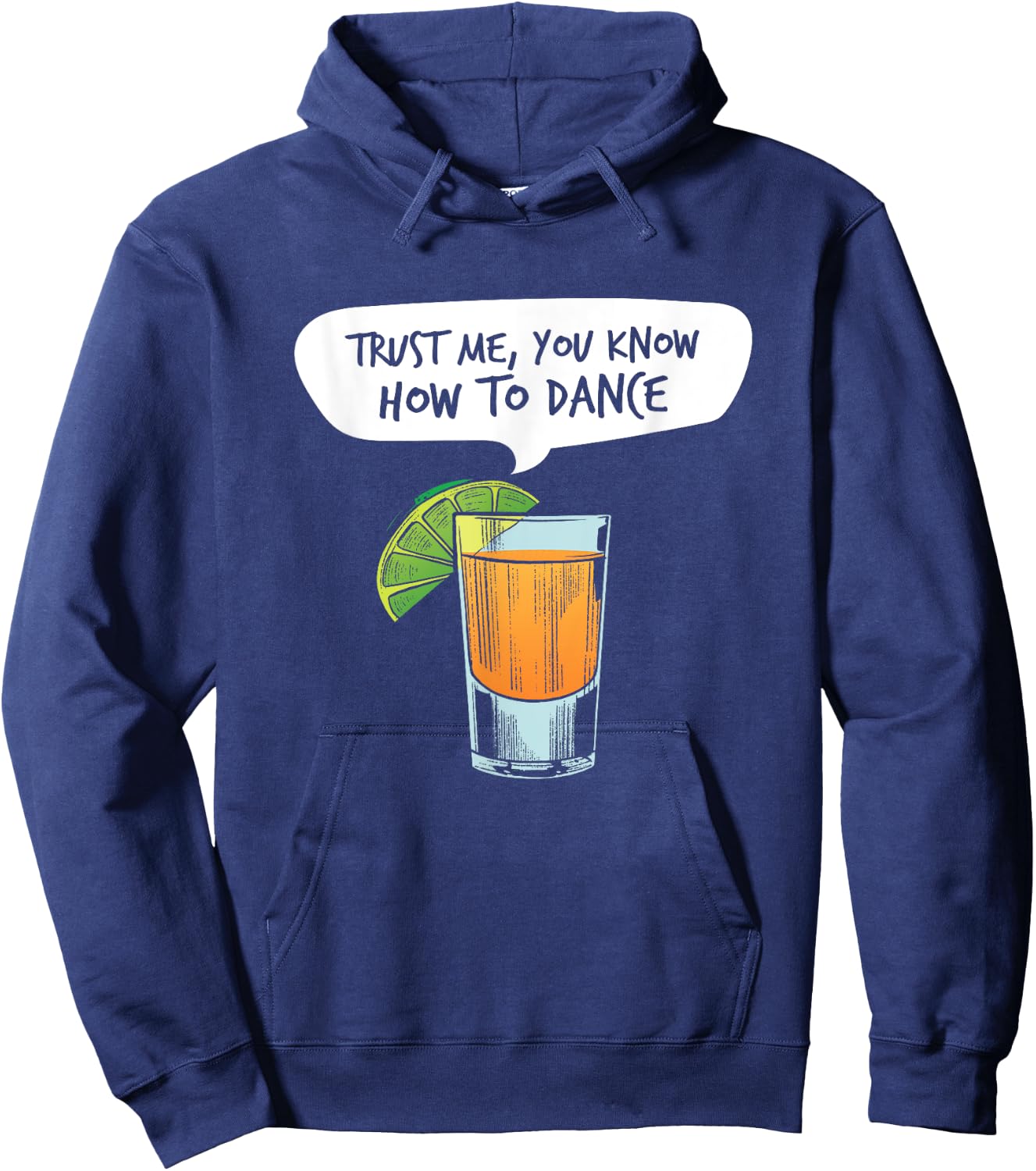Mis Amigos Funny Salt Lime & Tacos Tequila Hoodie - Hoodie | Navy
