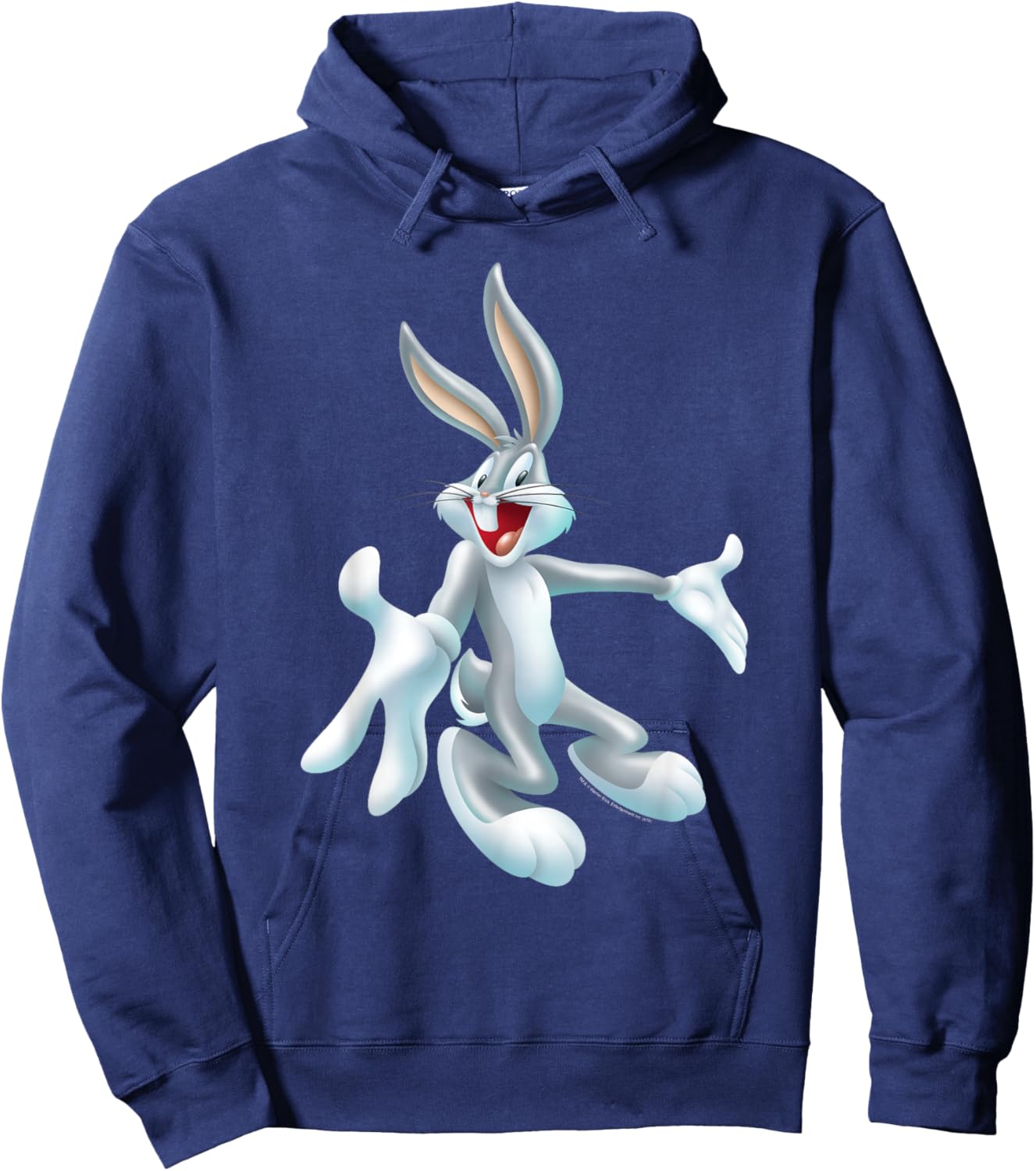Looney Tunes Bugs Bunny Airbrushed Hoodie - Hoodie | Navy