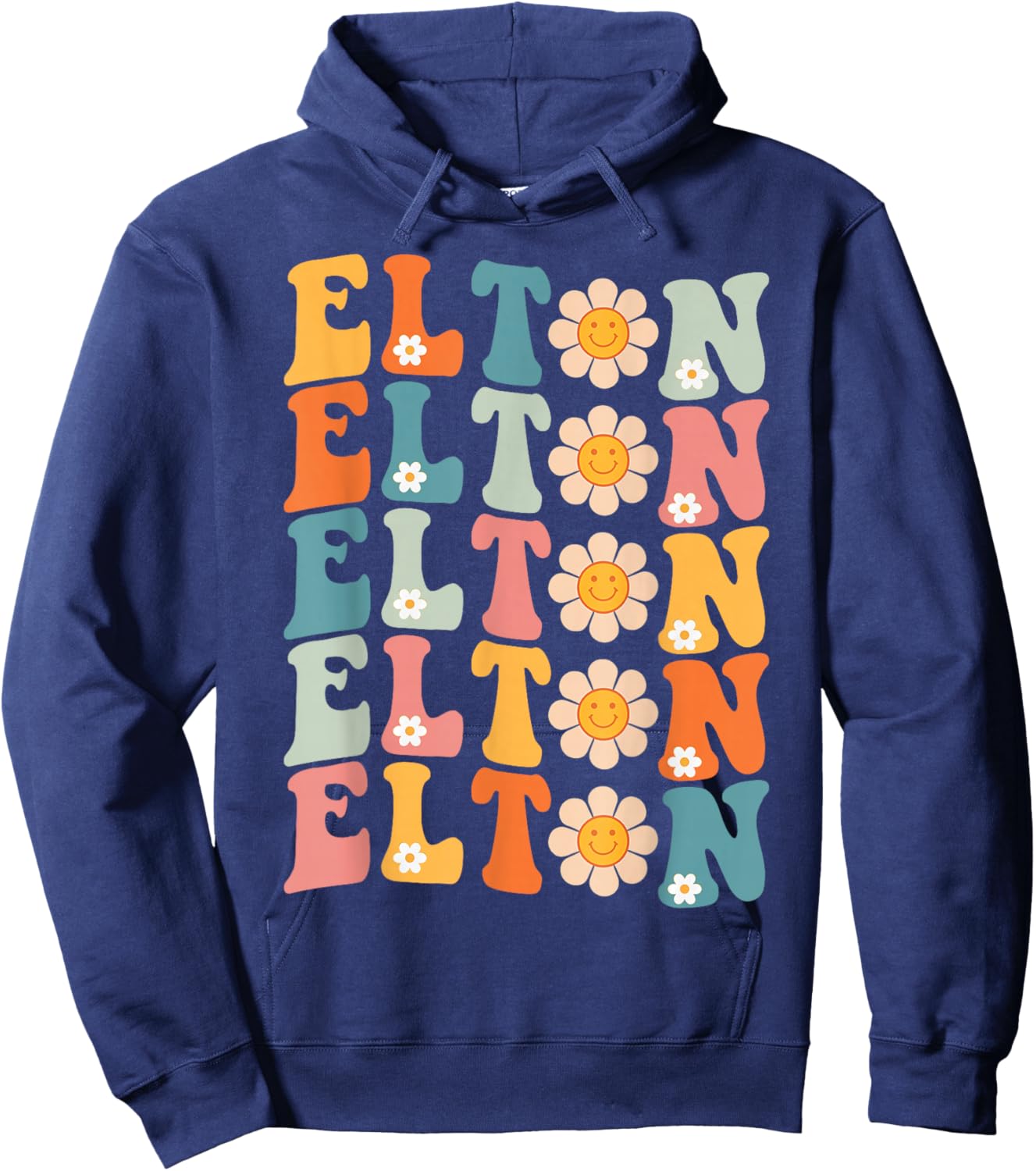 Vintage Elton Hoodie - Hoodie | Navy
