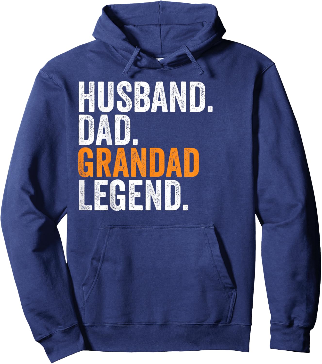 Husband Dad Grandad Legend Funny Occupation Office Hoodie - Hoodie | Navy