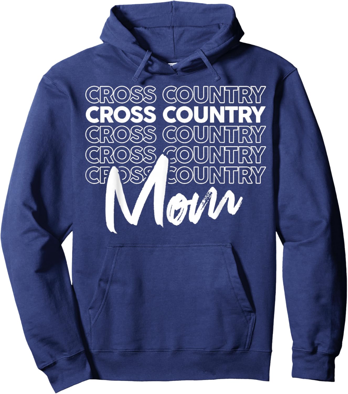 Cross Country Mom Like a Regular Mom But Cooler Hoodie - Hoodie | Navy