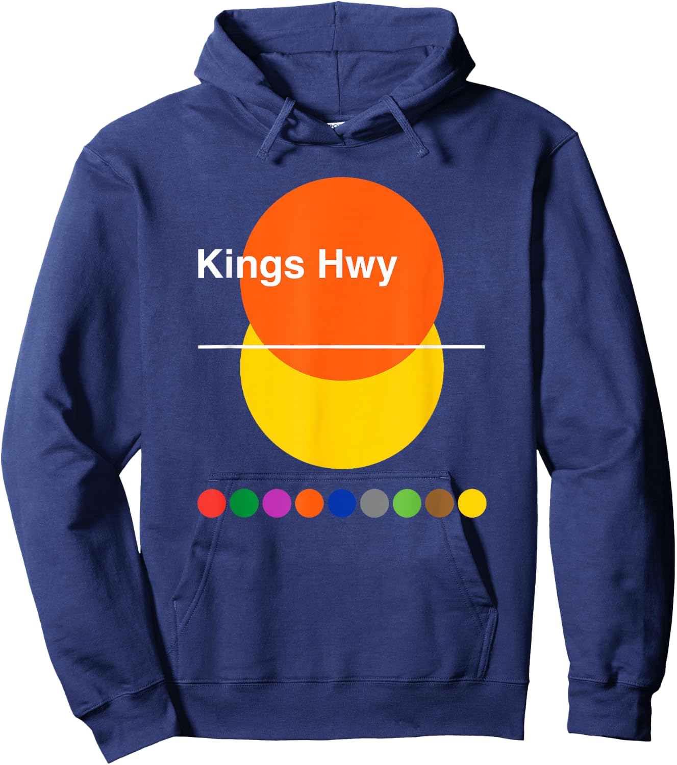 Kings Highway - Brooklyn - Midwood / Sheepshead Bay Hoodie - Hoodie | Navy
