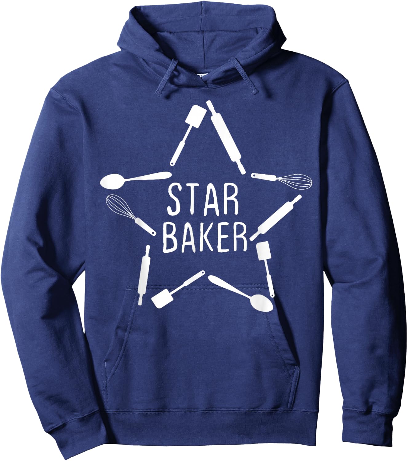Star Baker Baking Cake Lover Decorator Baker Pastry Chef Hoodie - Hoodie | Navy