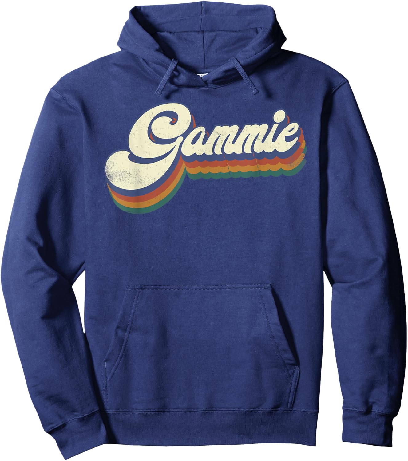 Gammie Gifts For Grandma Retro Vintage Mother's Day Gammie Hoodie - Hoodie | Navy