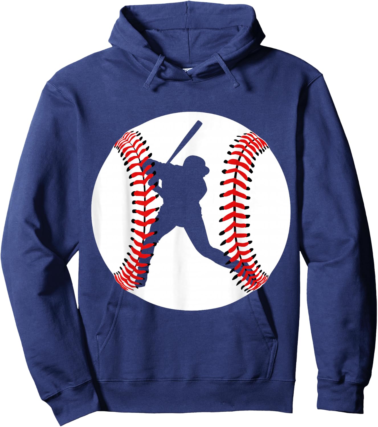 Cool Baseball Player Hoodie - Hoodie | Navy