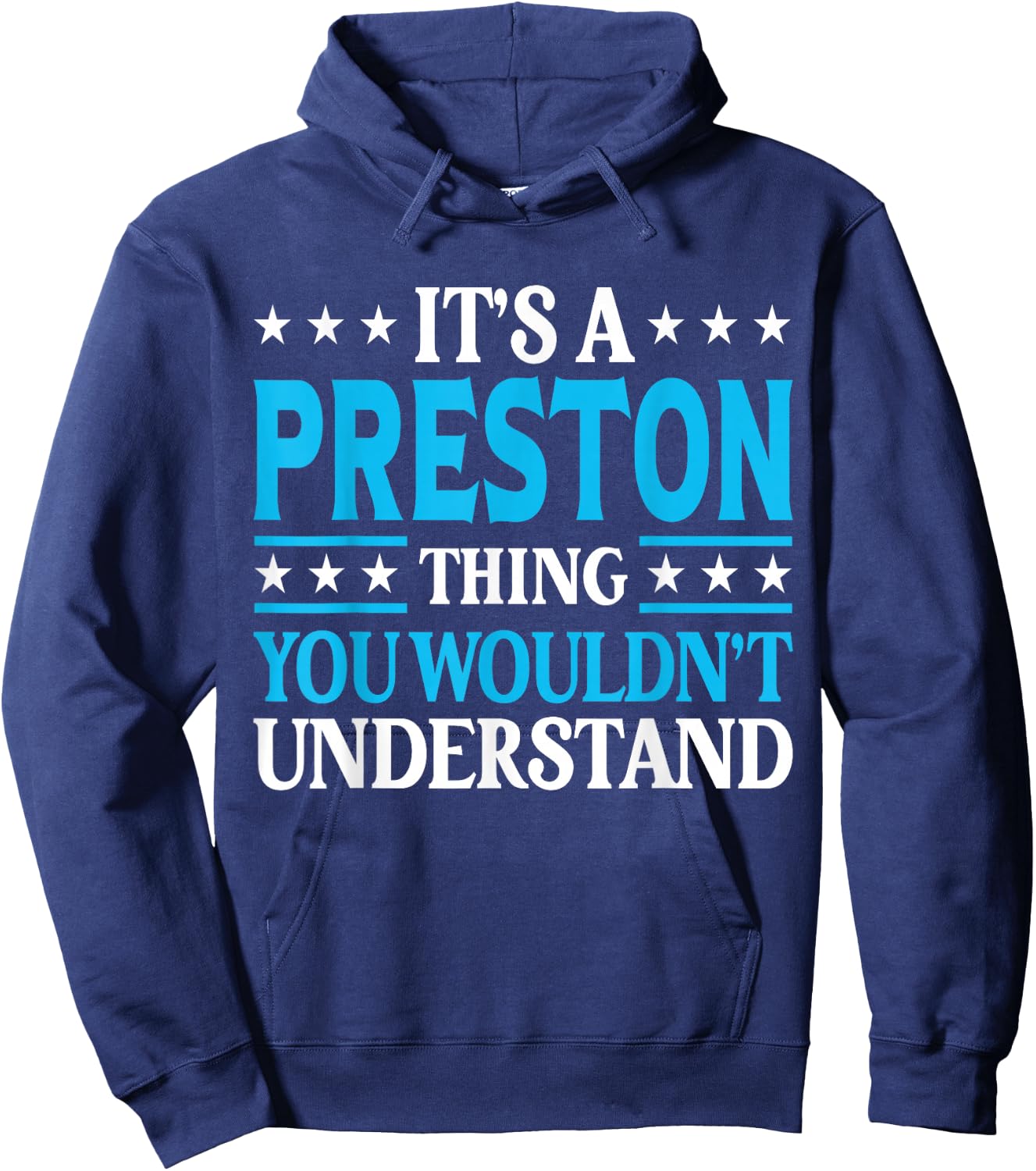 Preston Thing Personal Name Funny Preston Hoodie - Hoodie | Navy