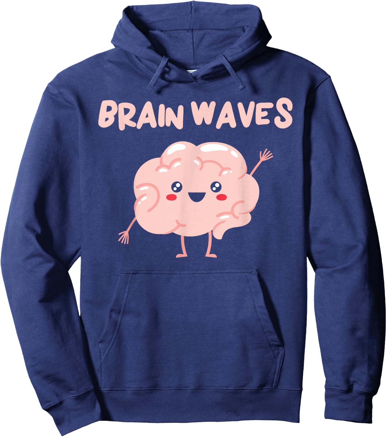 Brain Waves Brain Science Neurology Neuroscience Hoodie - Hoodie | Navy