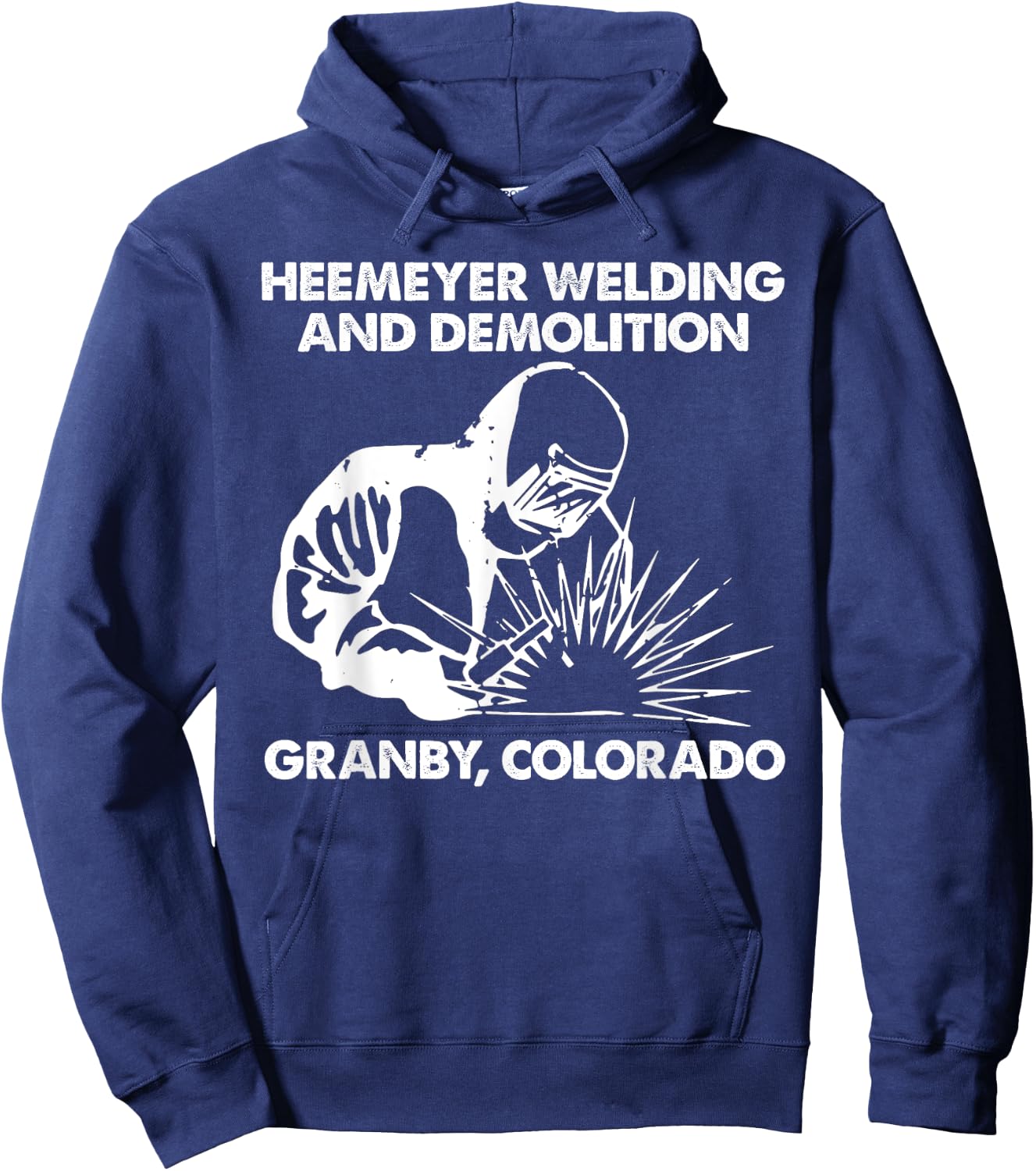 Heemeyer Welding And Demolition Grandby Hoodie - Hoodie | Navy