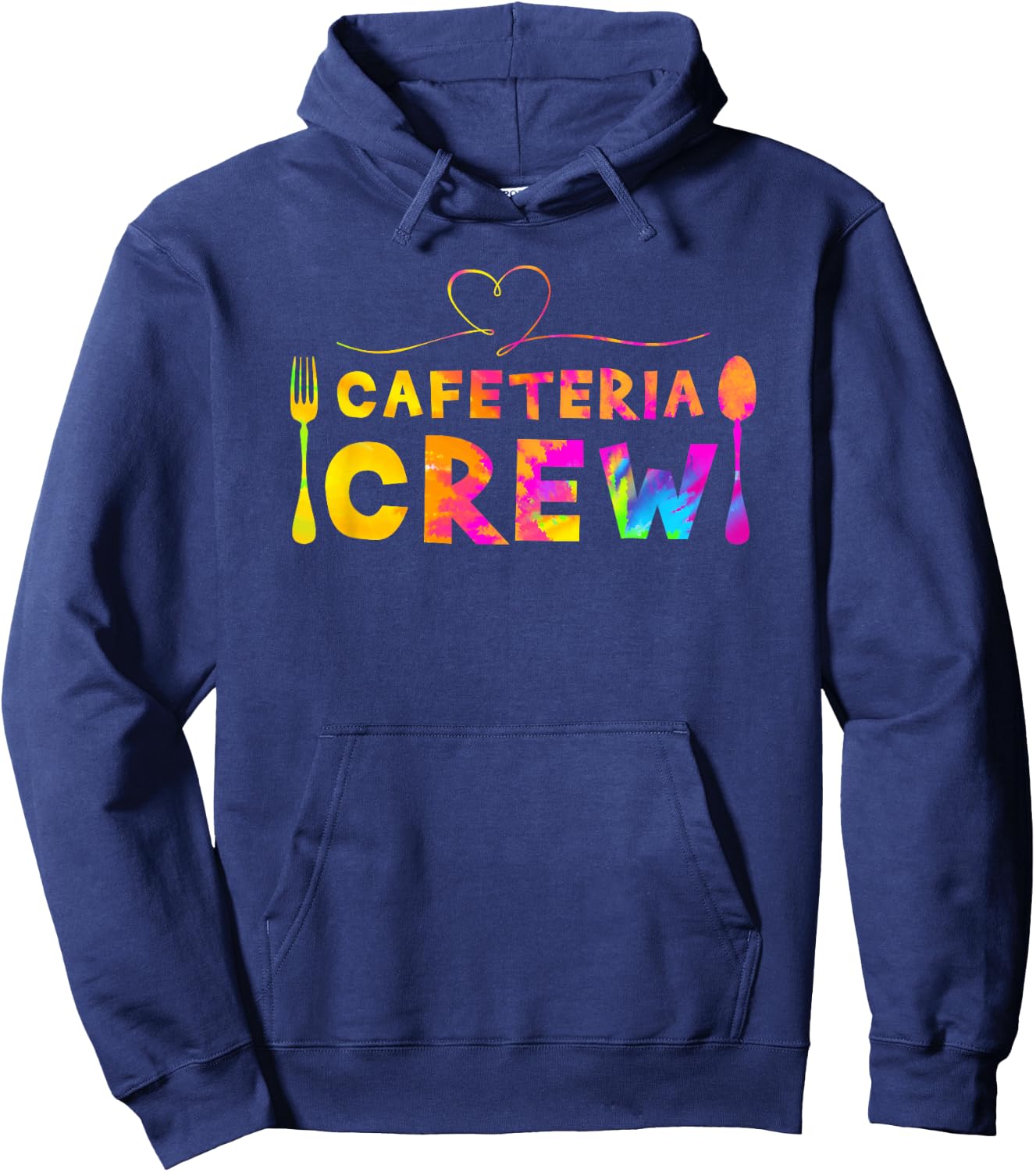 Cafeteria Crew - Lunch Ladies Rock - Proud School Cook Quote Hoodie - Hoodie | Navy