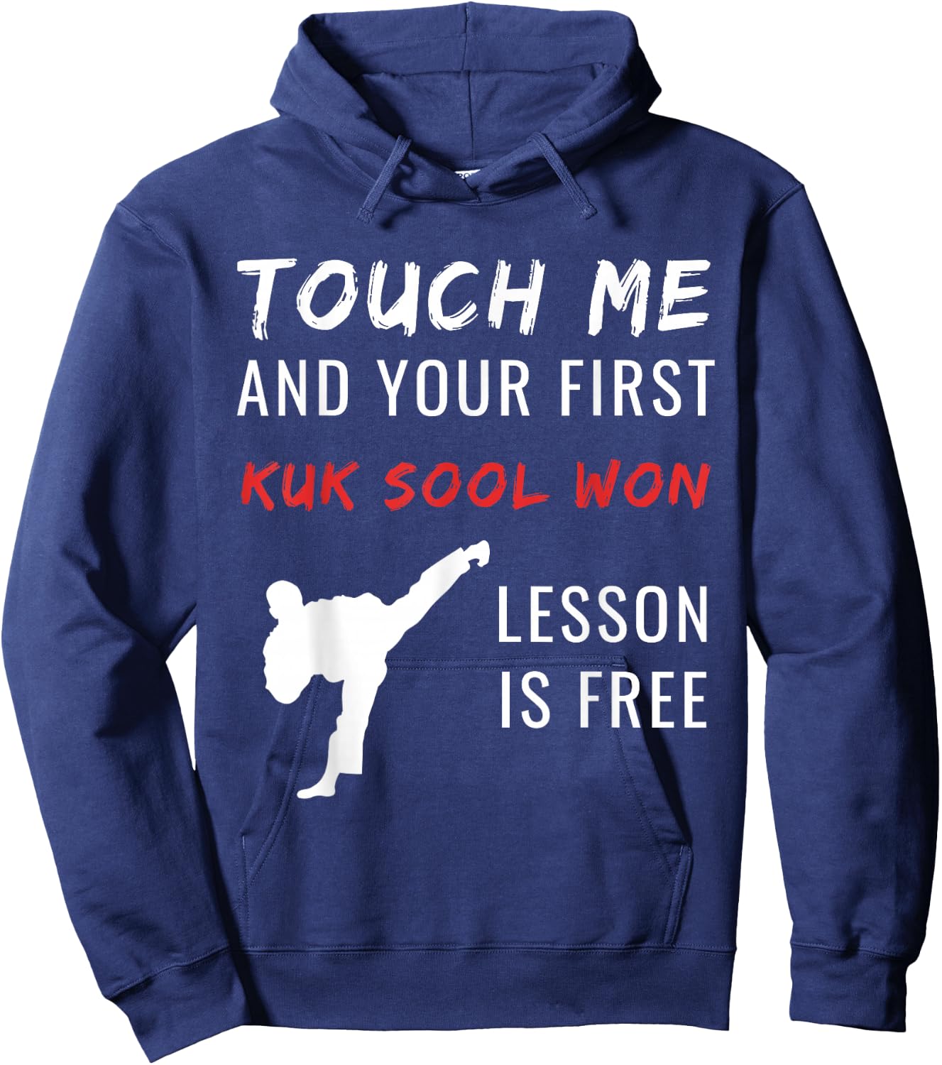 Kuk Sool Won Martial Arts Taekwondo Free Lesson Practice Hoodie - Hoodie | Navy