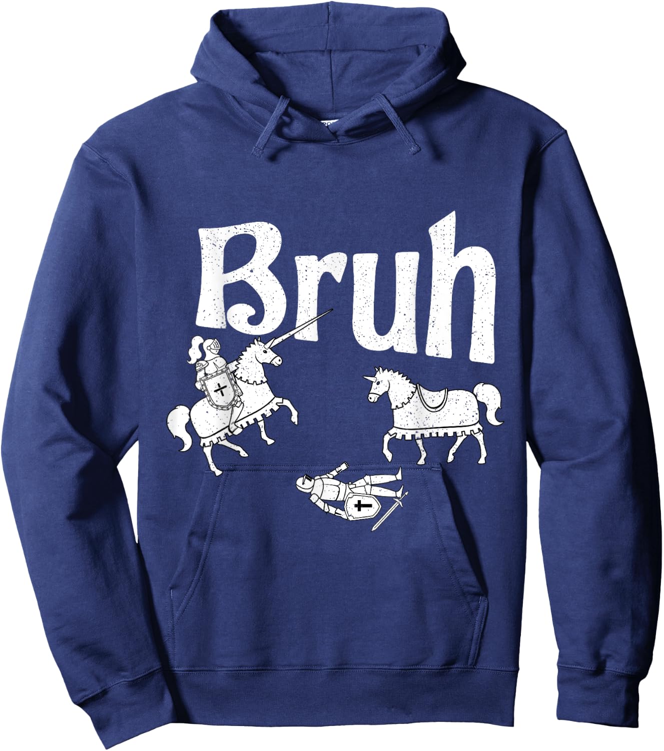 Funny Jousting Bro Renaissance Festival Medieval Hoodie - Hoodie | Navy