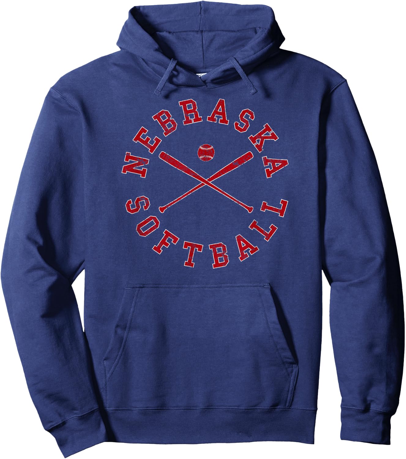 Nebraska Softball Roundel Hoodie - Hoodie | Navy