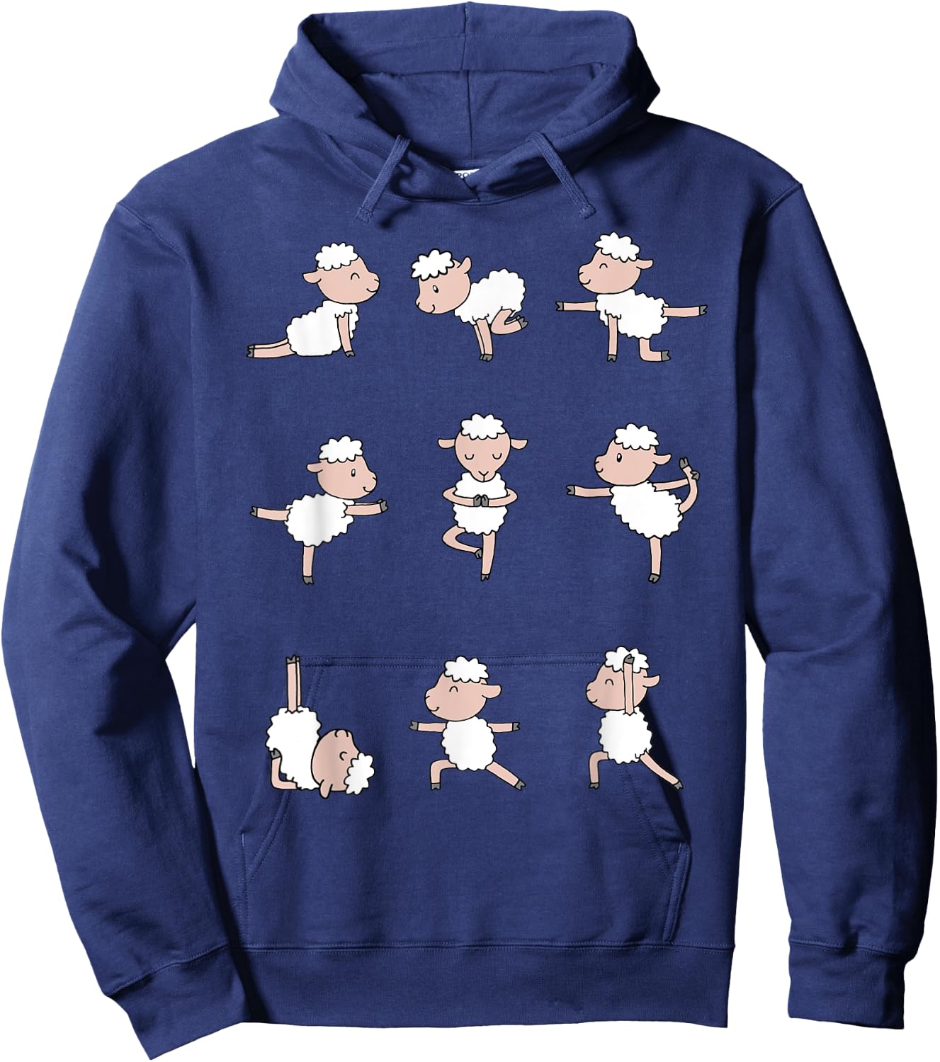Sheep Yoga Hoodie - Hoodie | Navy