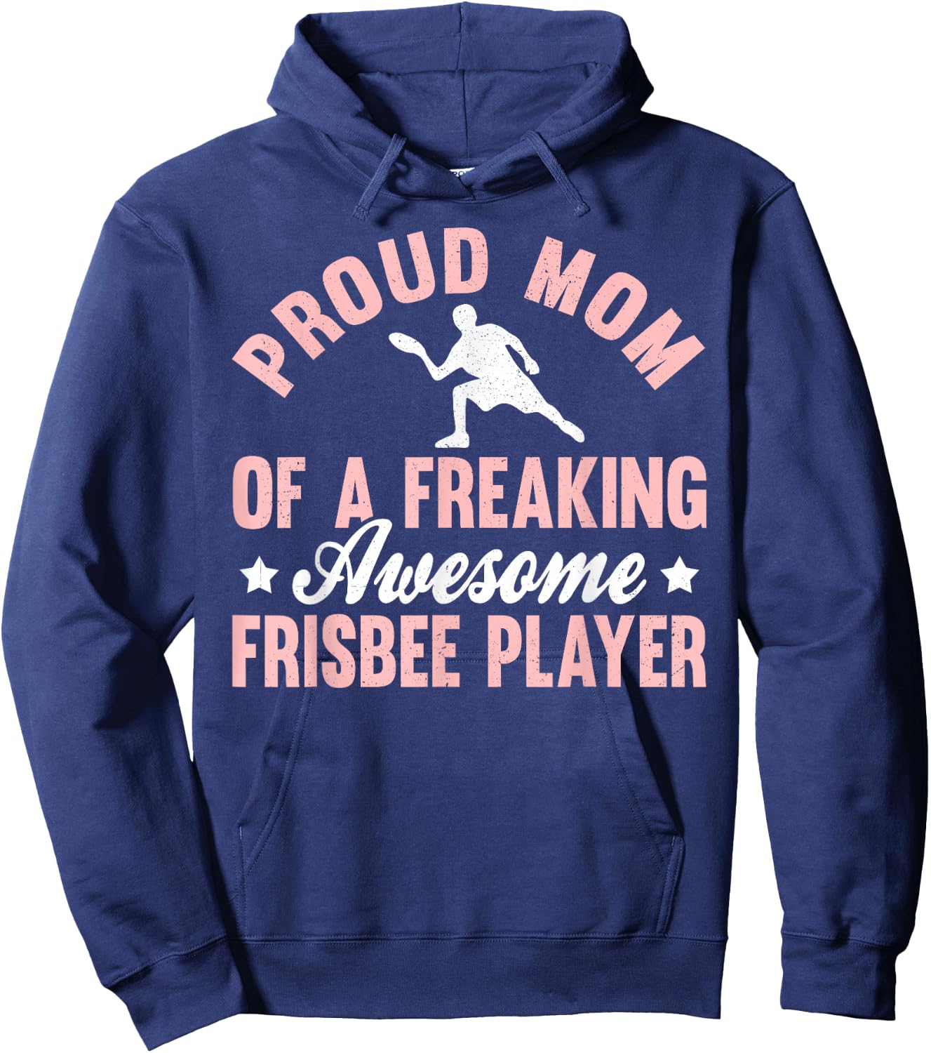 Frisbee Player Ultimate Frisbee Disc Golf Mom Mother Hoodie - Hoodie | Navy