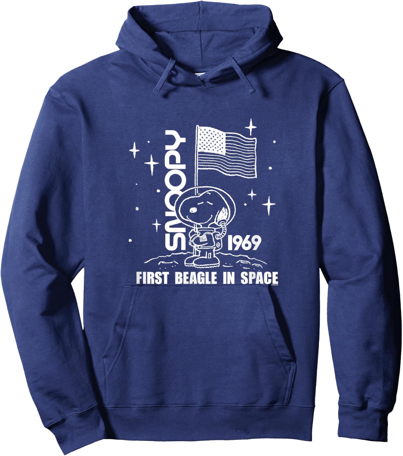 Peanuts - Snoopy 1969 First Beagle In Space Hoodie - Hoodie | Navy