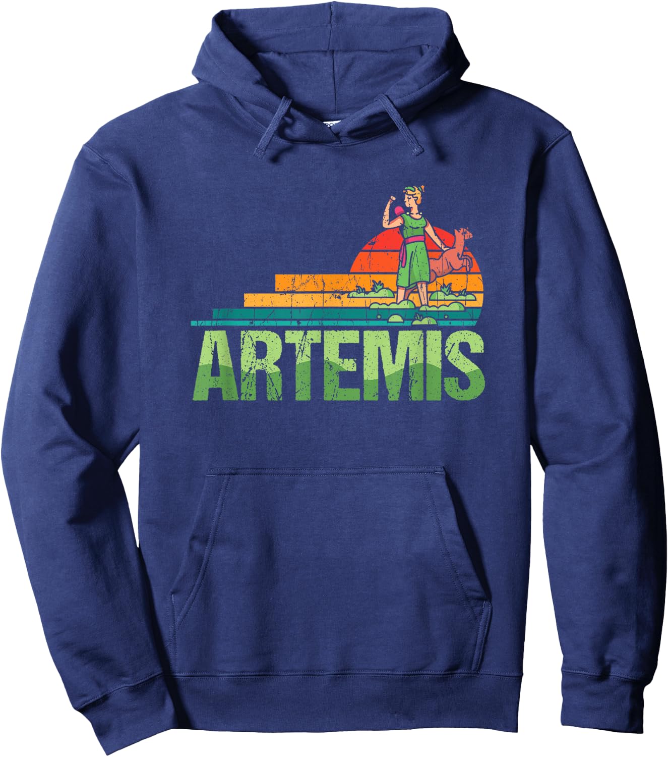 Artemis - Goddess of Hunt & Nature Hoodie - Hoodie | Navy