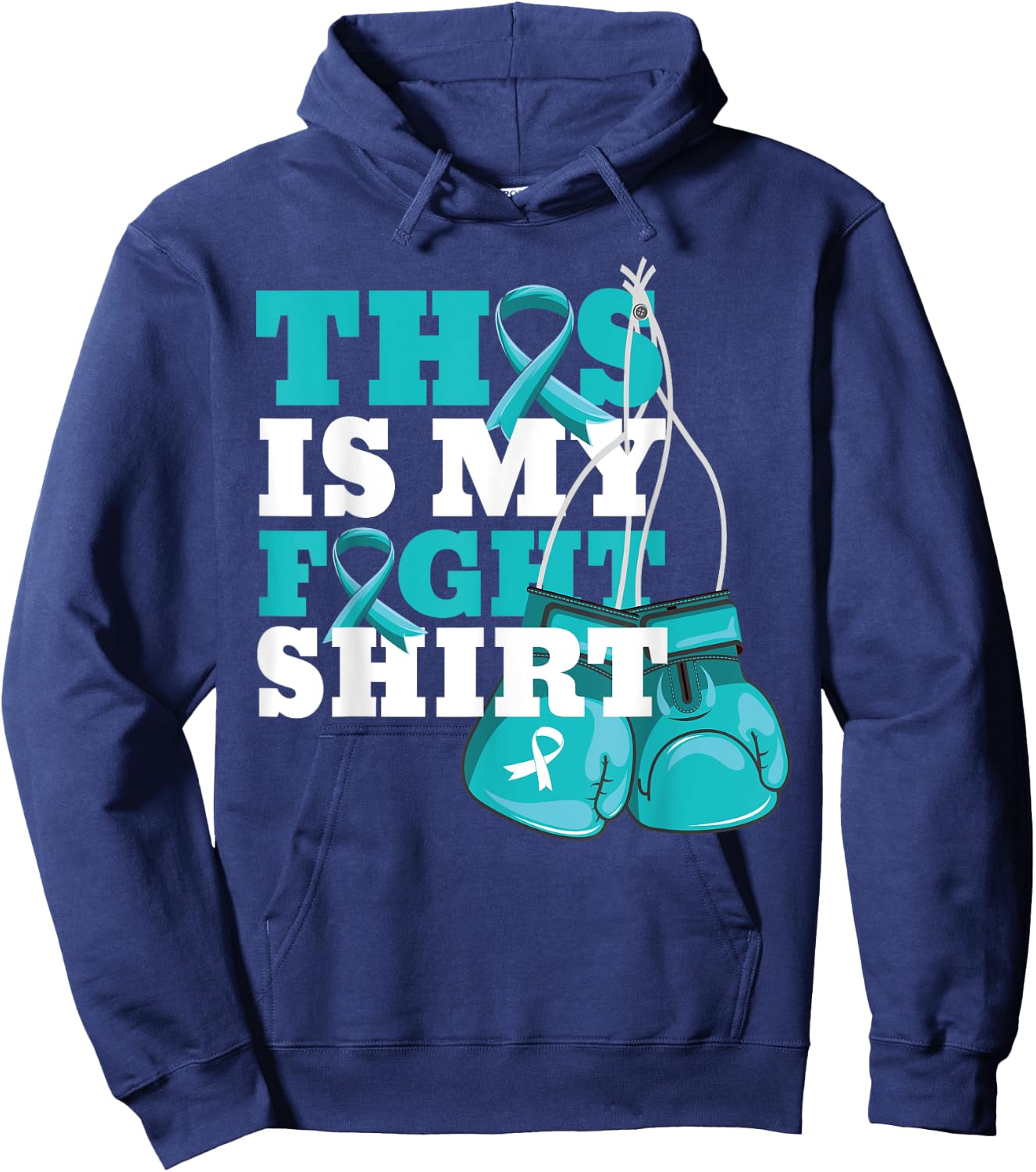 This Is My Fight Shirt Scleroderma Fighter Support Strong Hoodie - Hoodie | Navy