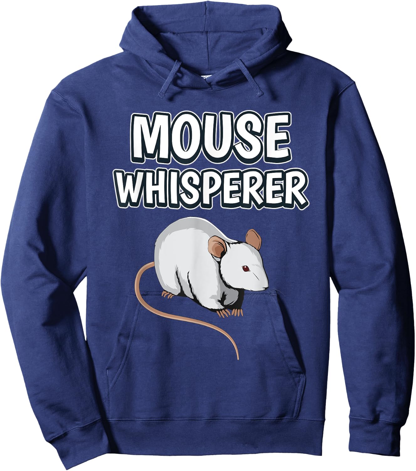 Mouse Whisperer Funny Rodent Quote Mice Hoodie - Hoodie | Navy