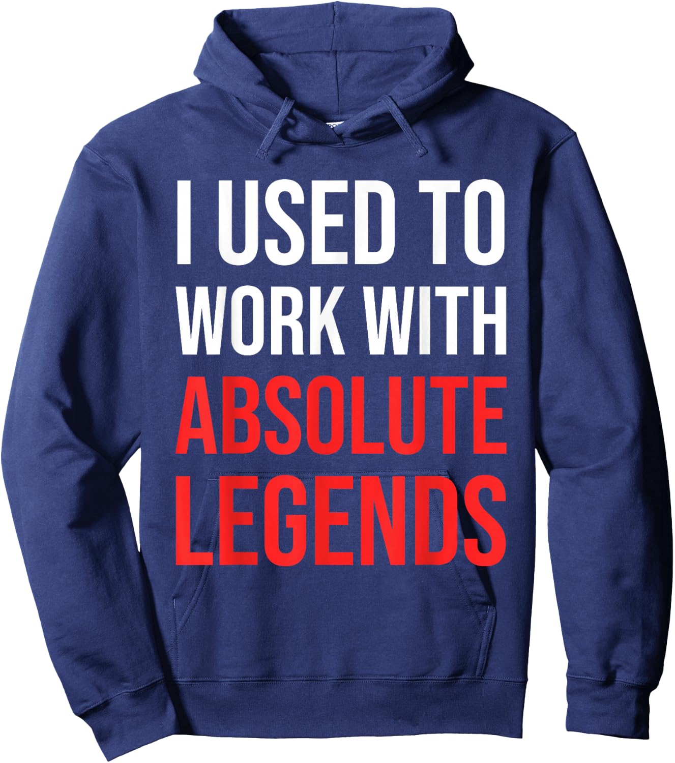 I Used To Work With Absolute Legends - Co-Worker Retirement Hoodie - Hoodie | Navy