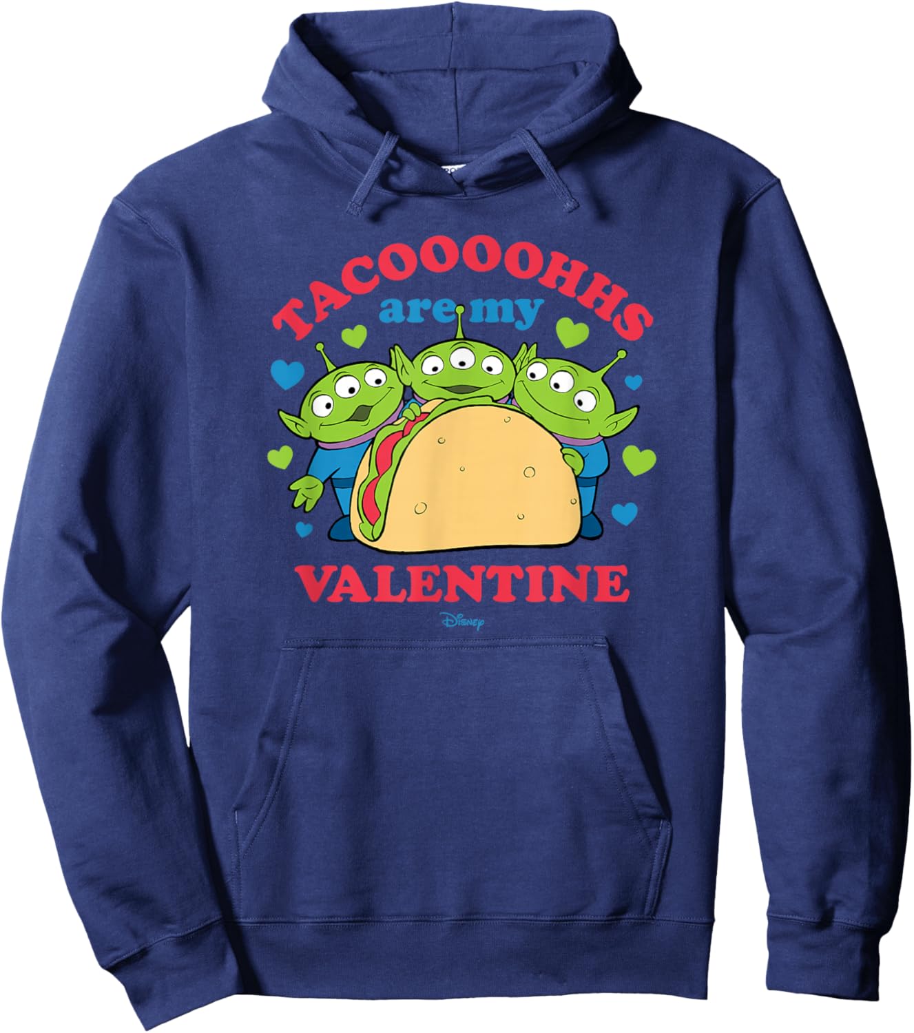 Toy Story - Tacos Are My Valentine Hoodie - Hoodie | Navy