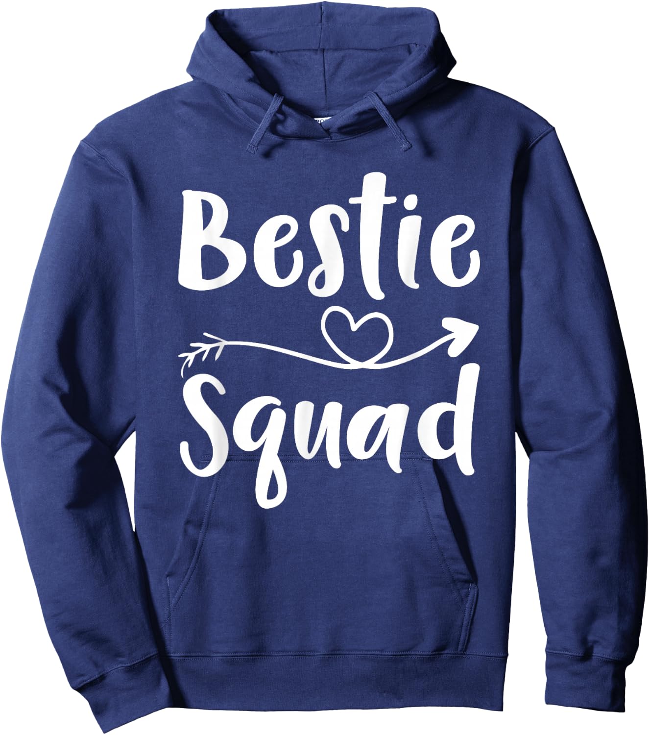 Women Bestie Squad Shirt Best Friend Forever Funny Girls Hoodie - Hoodie | Navy