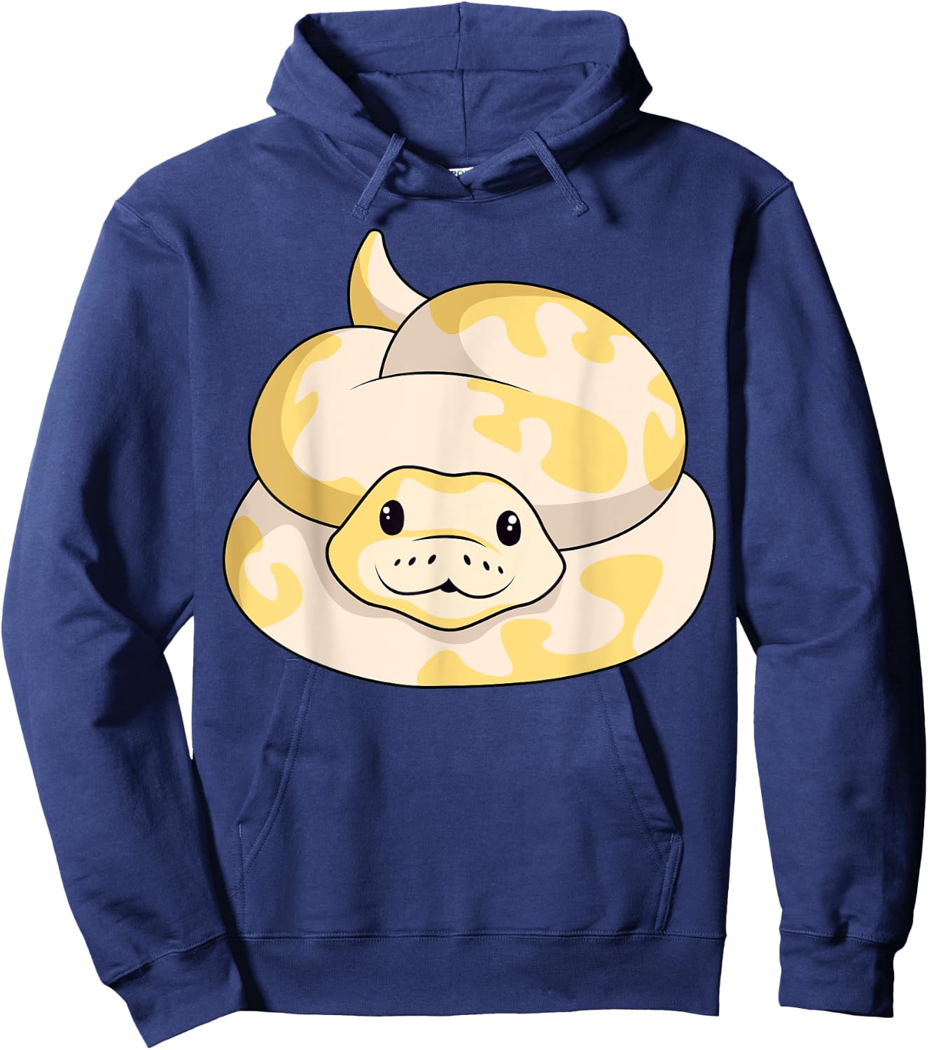 Ball Python Snake Veterinarian Albino Reptile Ophiophile Hoodie - Hoodie | Navy