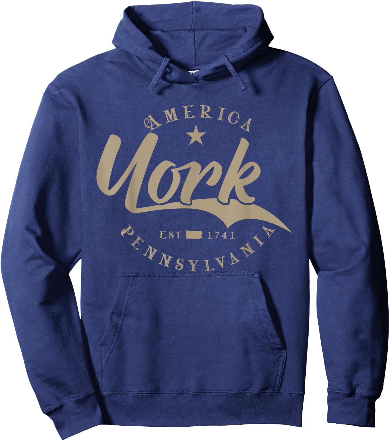 York PA | pennsylvania Hoodie - Hoodie | Navy