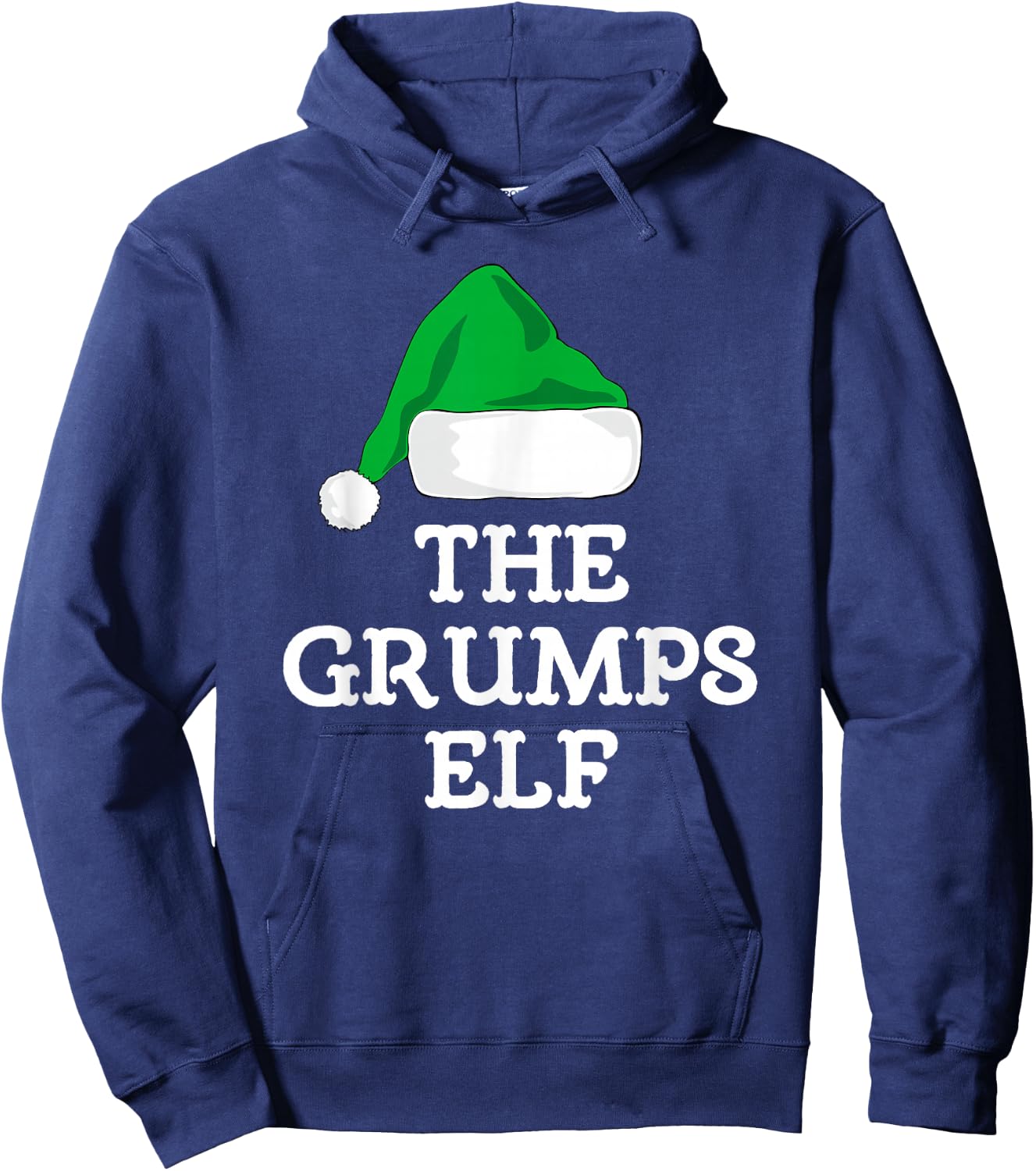 Family The Grumps Elf Christmas Matching Pajama Funny Xmas Hoodie - Hoodie | Navy