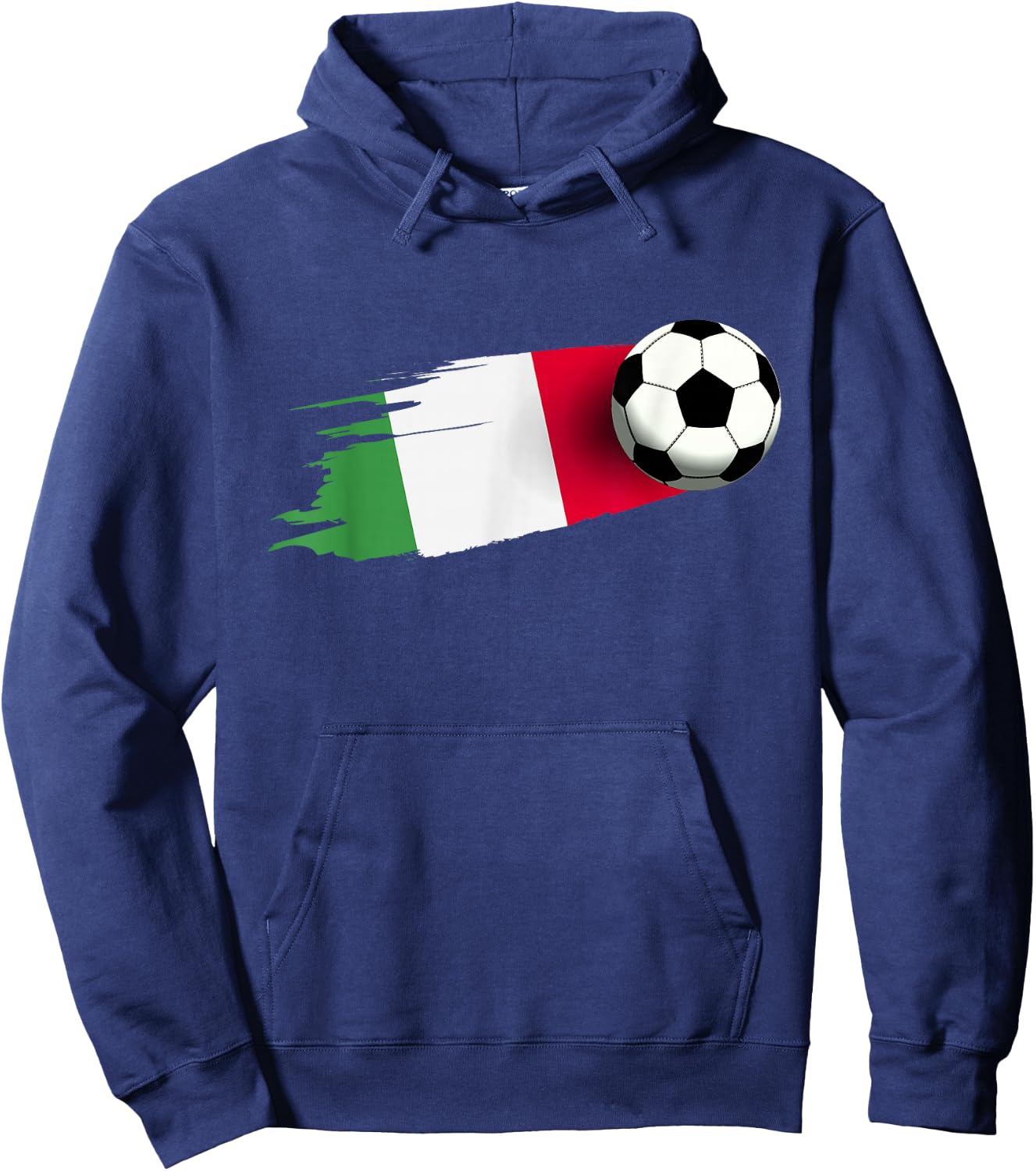 Italy Flag Jersey Italian Soccer Team Italian Hoodie - Hoodie | Navy