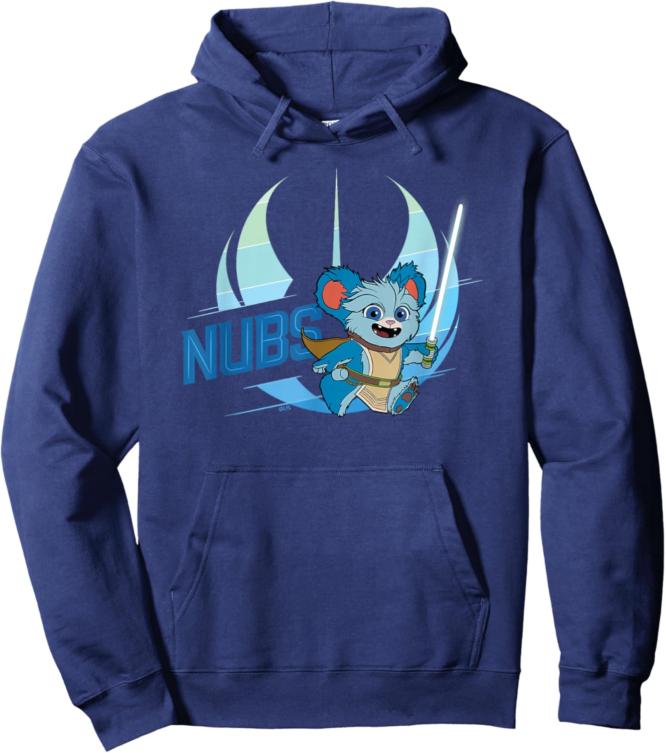 Star Wars Young Jedi Adventures Nubs & Lightsaber Hoodie - Hoodie | Navy