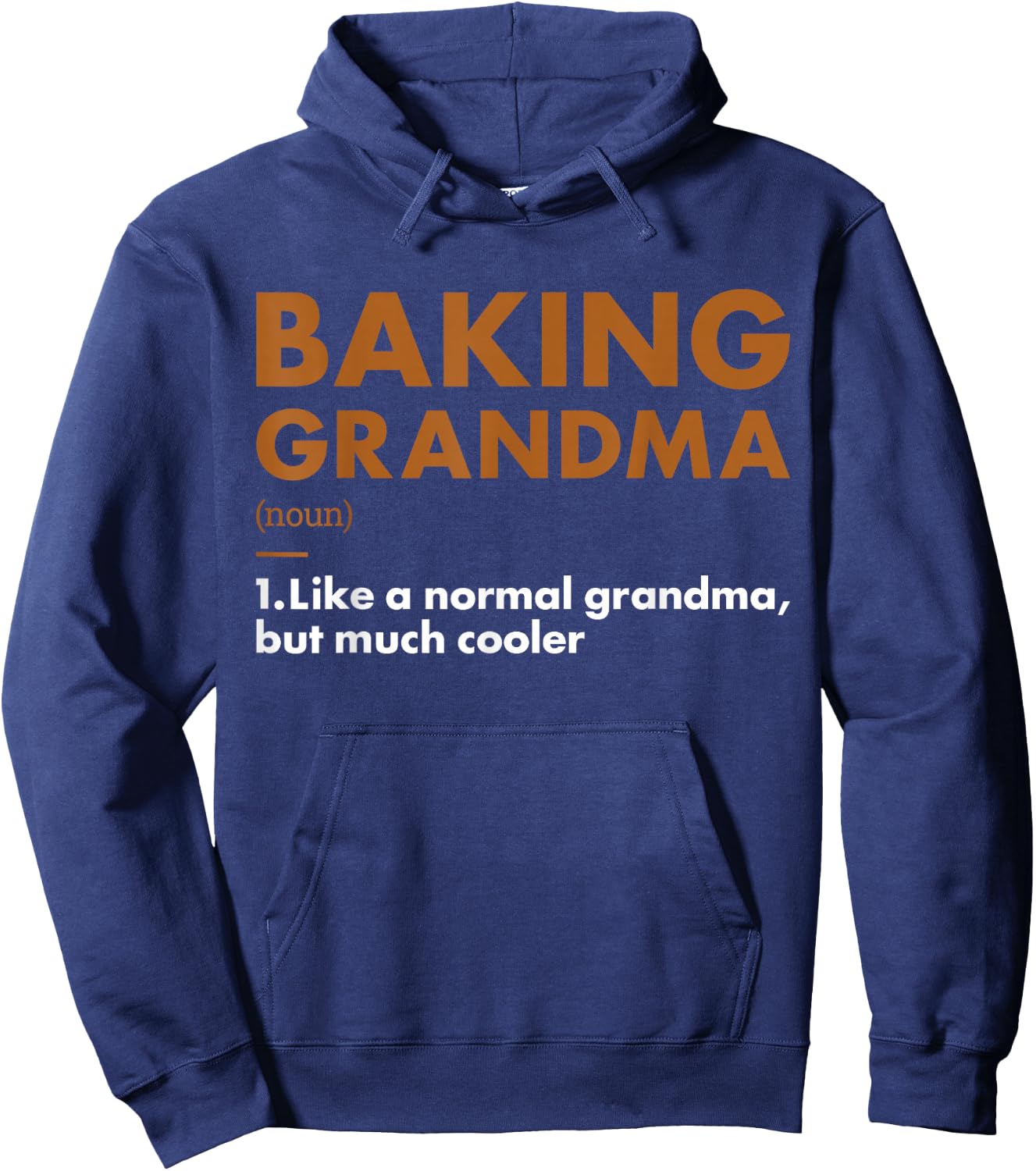 Baker Grandma Definition Baking Hoodie - Hoodie | Navy