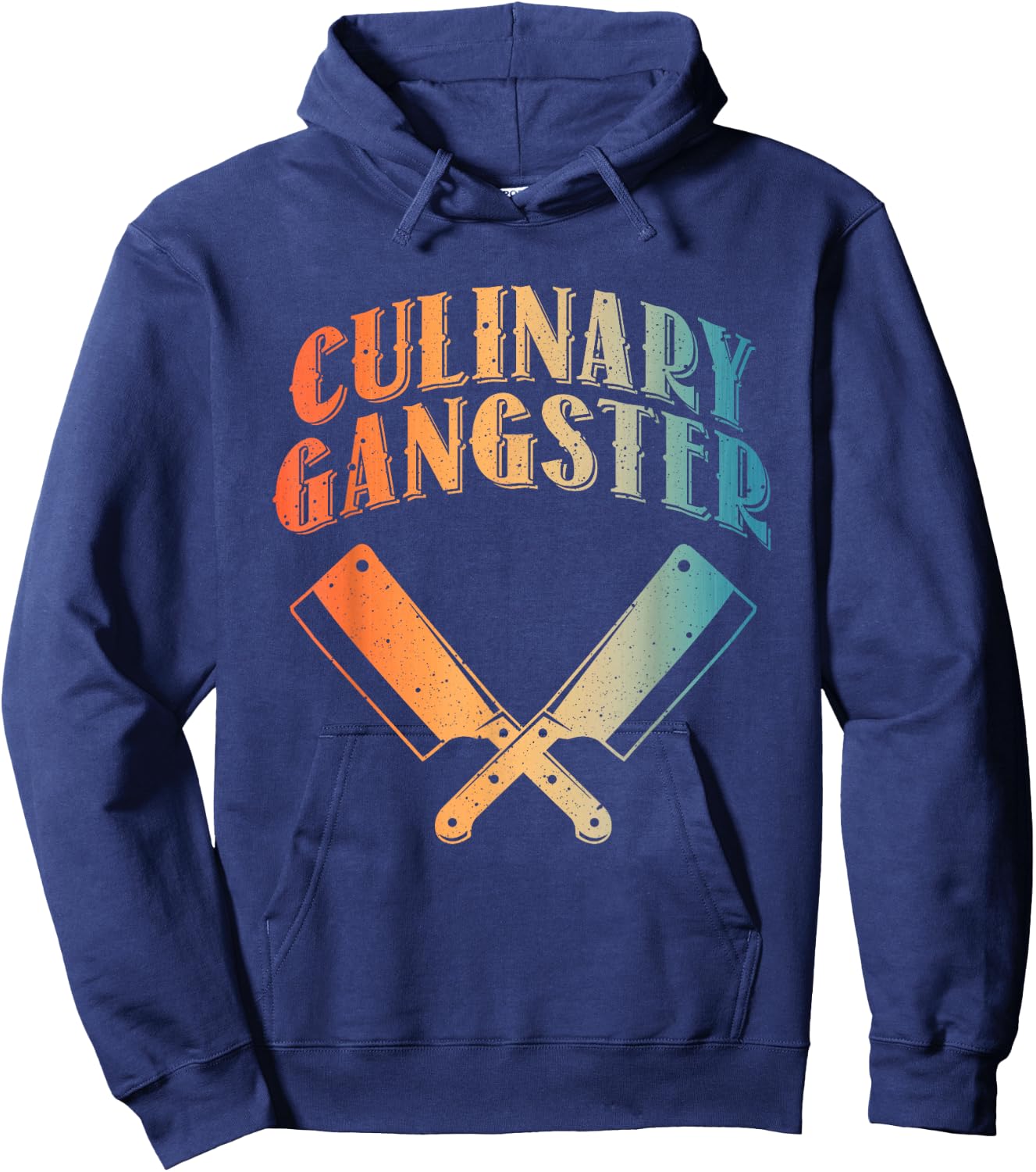 Funny Chef Art Kitchen Restaurant Cooking Lovers Hoodie - Hoodie | Navy