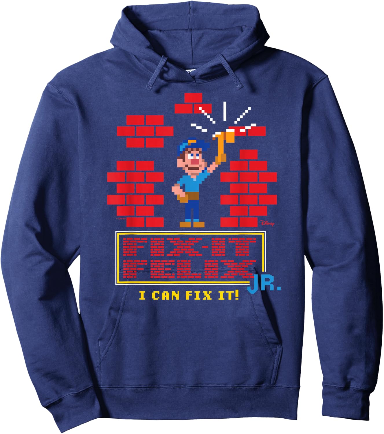Wreck It Ralph - I Can Fix It Felix Hoodie - Hoodie | Navy