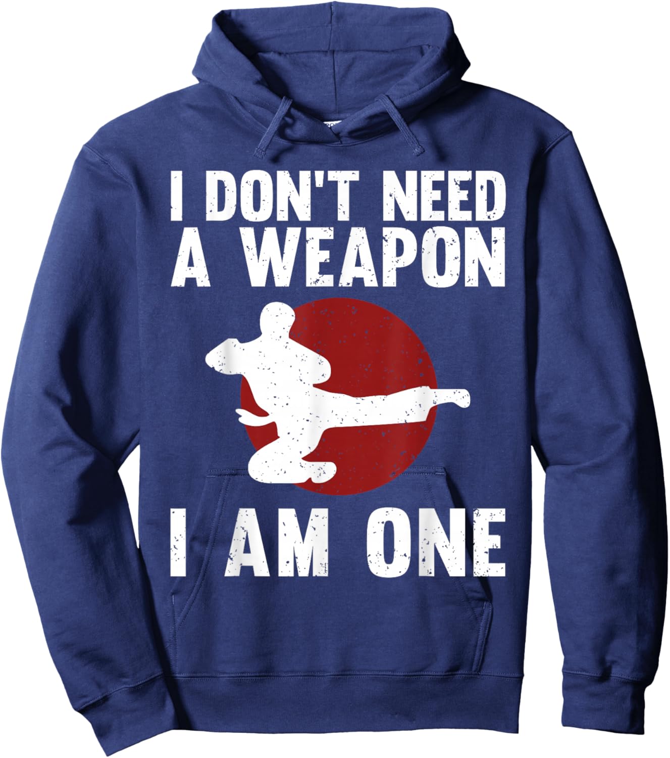 Funny Karate Women Karate Black Belt Martial Arts Hoodie - Hoodie | Navy