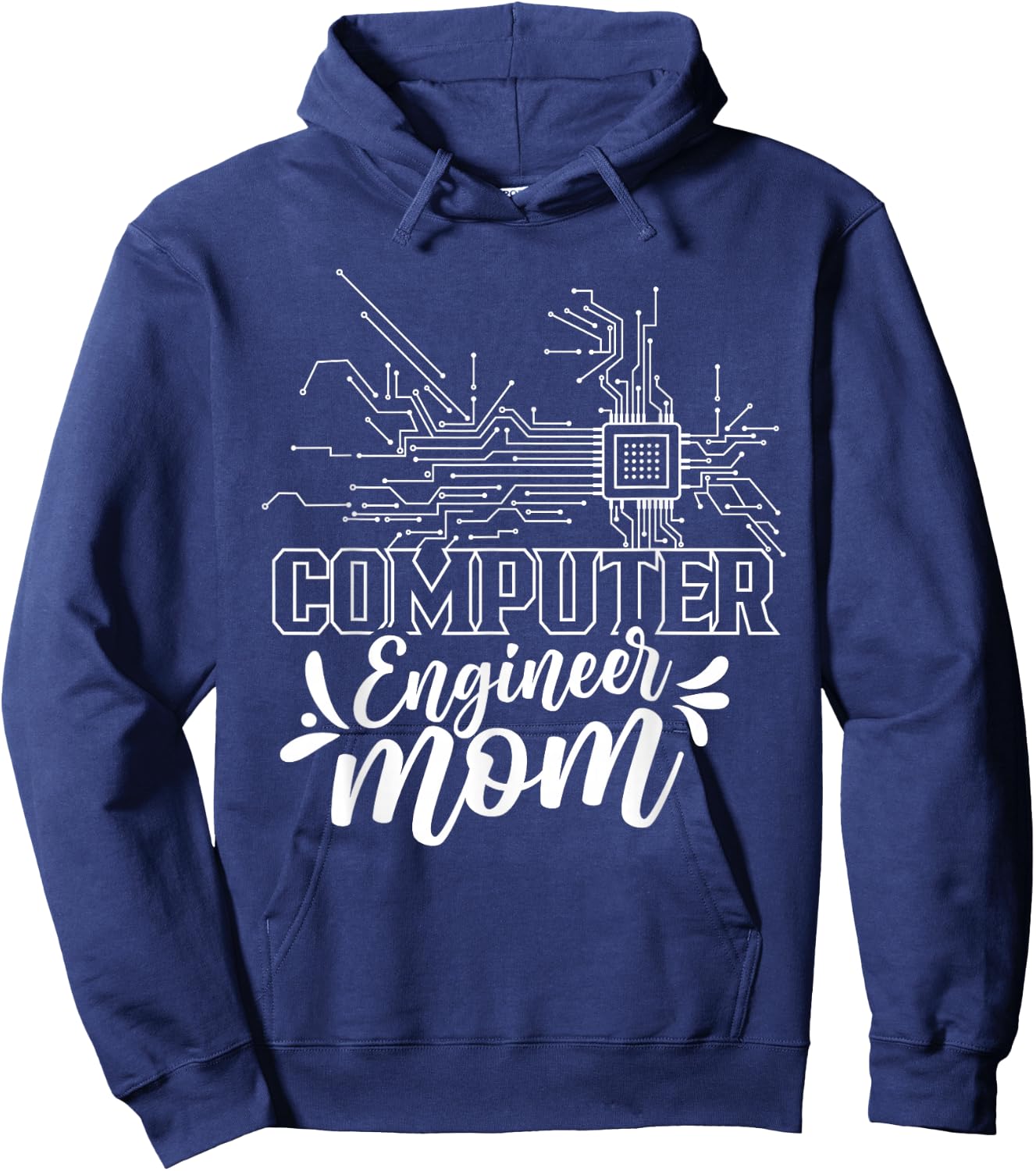 Computer Engineer Mom Coding Programming Programmer Coder Hoodie - Hoodie | Navy