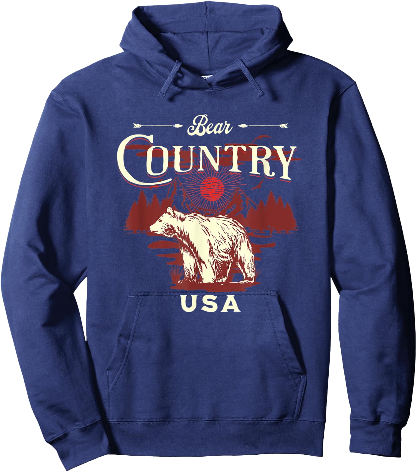 Alaska Bear Country USA Alaska Hoodie - Hoodie | Navy