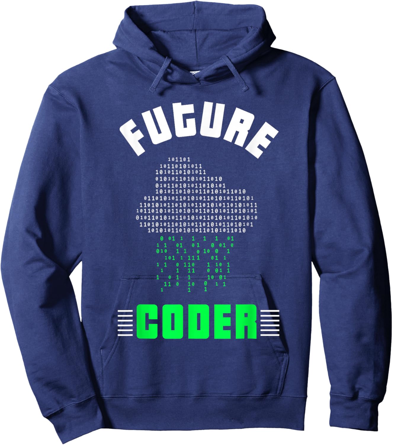 Future Coder Code Coding Sayings Programmer Hoodie - Hoodie | Navy