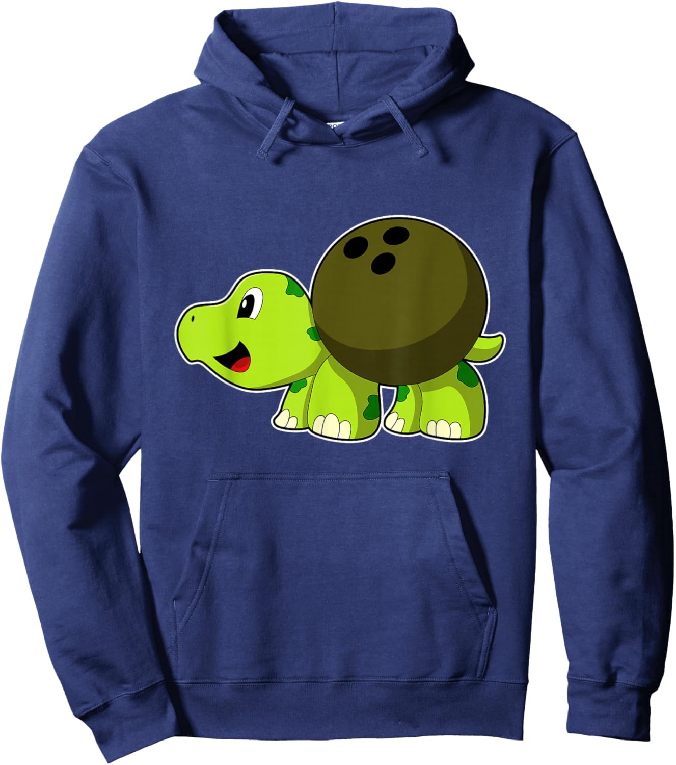 Turtle Bowling Bowling ball Sports Hoodie - Hoodie | Navy