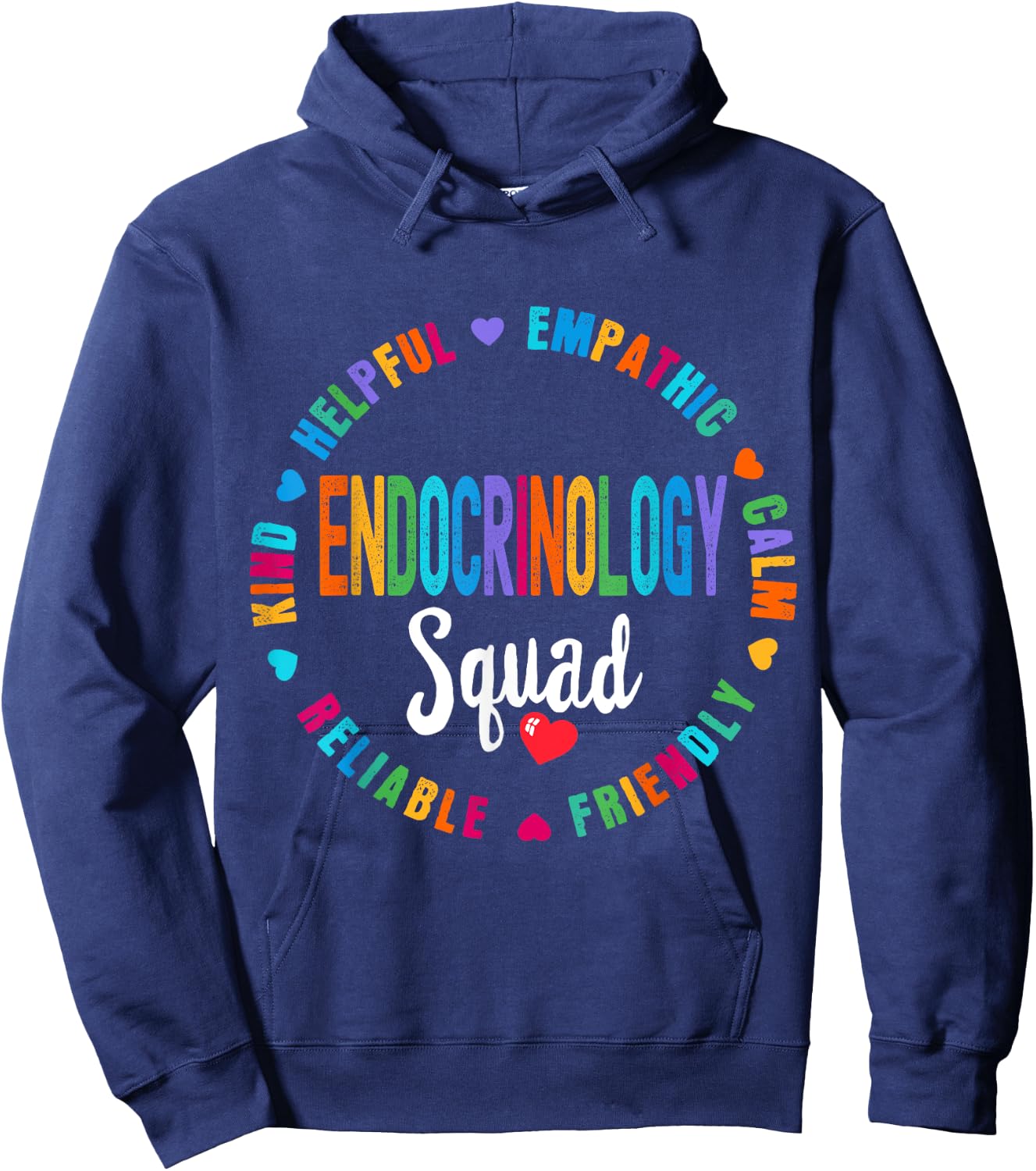 Endocrinology Squad Nurse ENDO Team Registered Nursing Hoodie - Hoodie | Navy